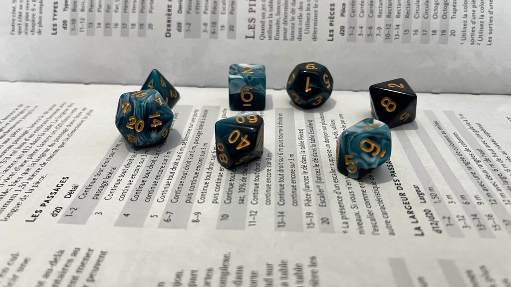 Set de dés Mer Orageuse