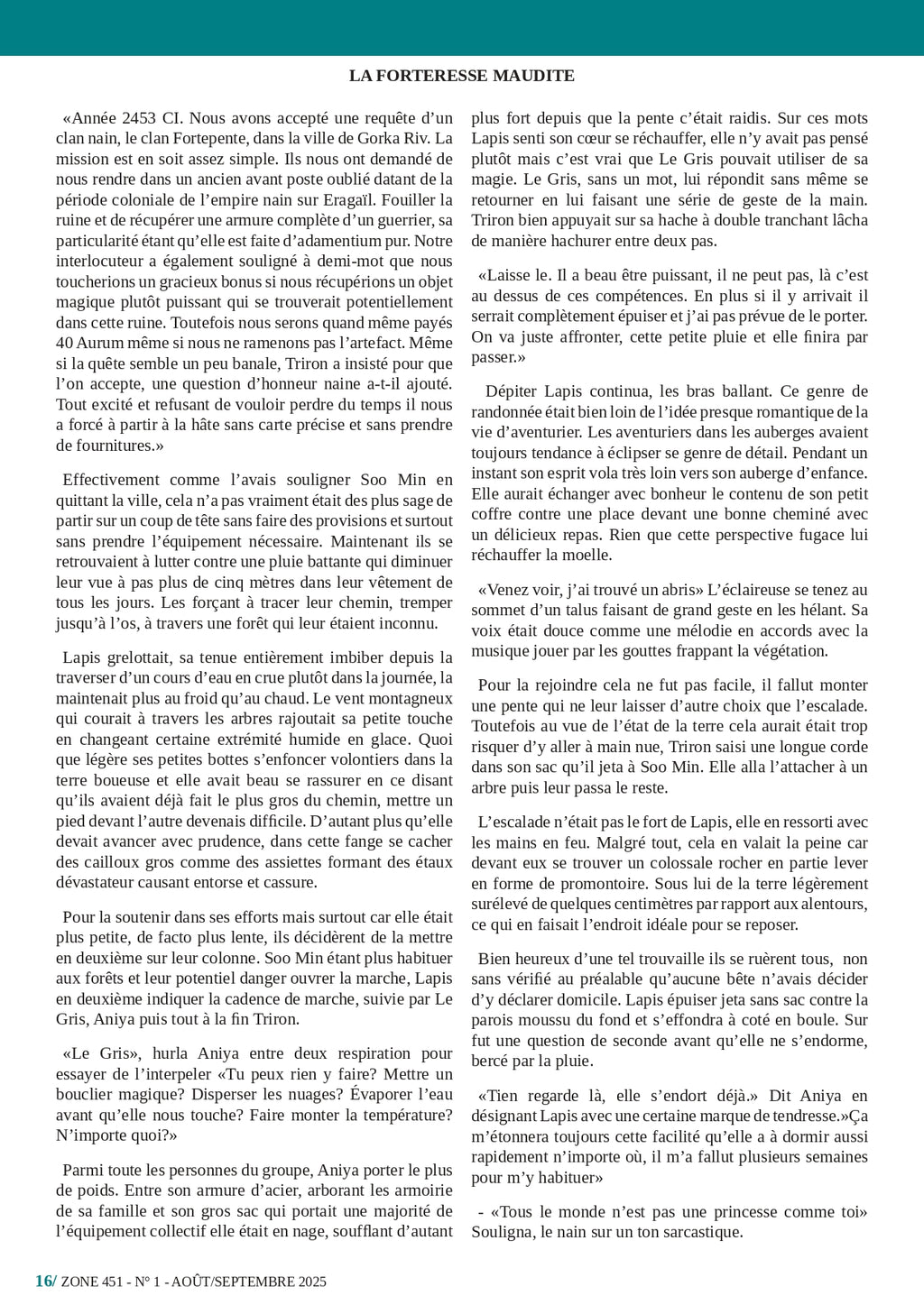 Magazine ZONE 451 #1