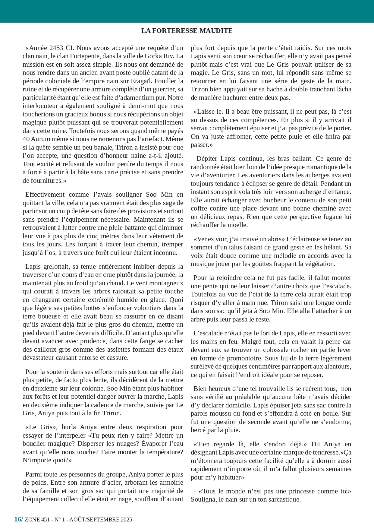 Magazine ZONE 451 #1