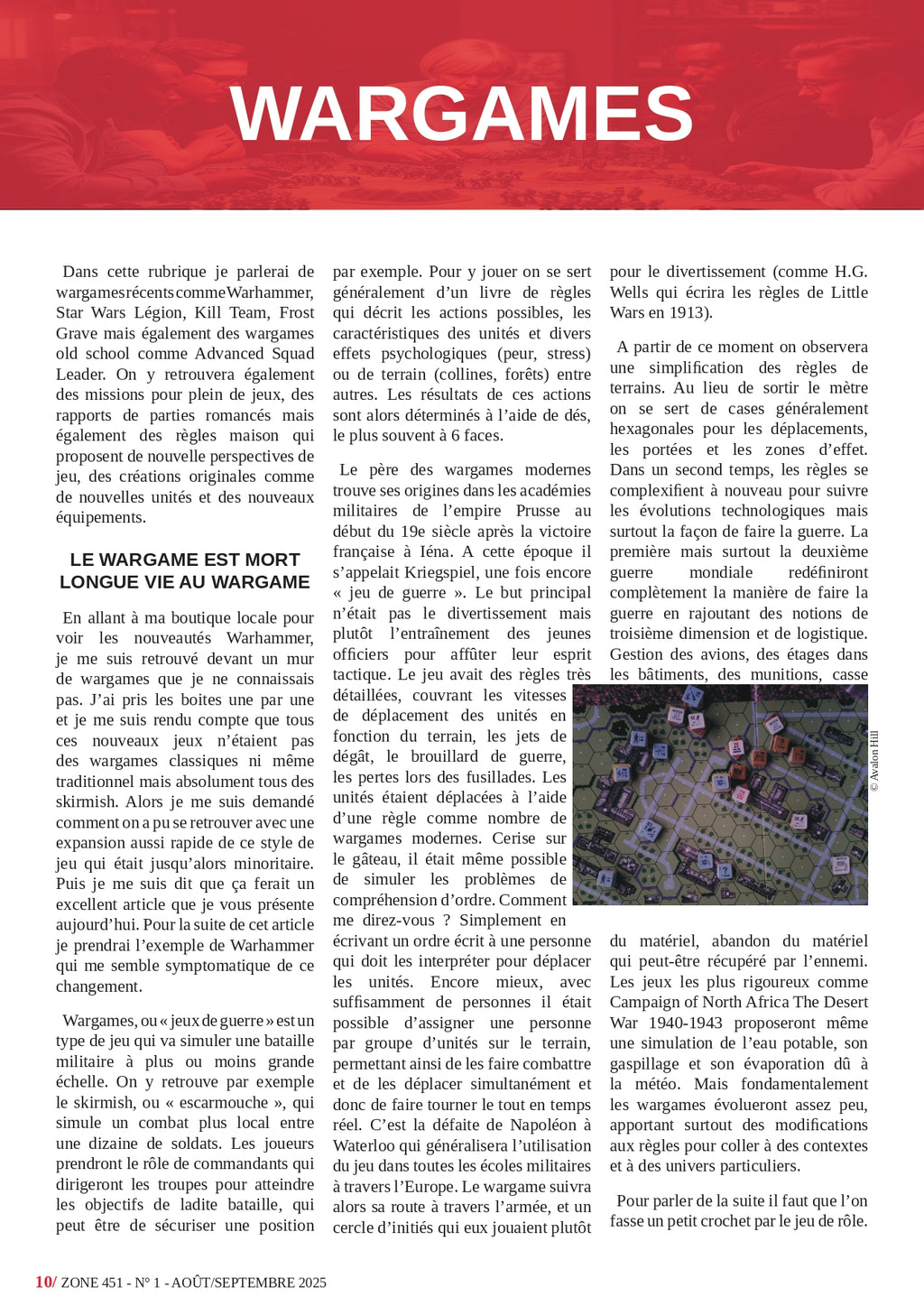 Magazine ZONE 451 #1